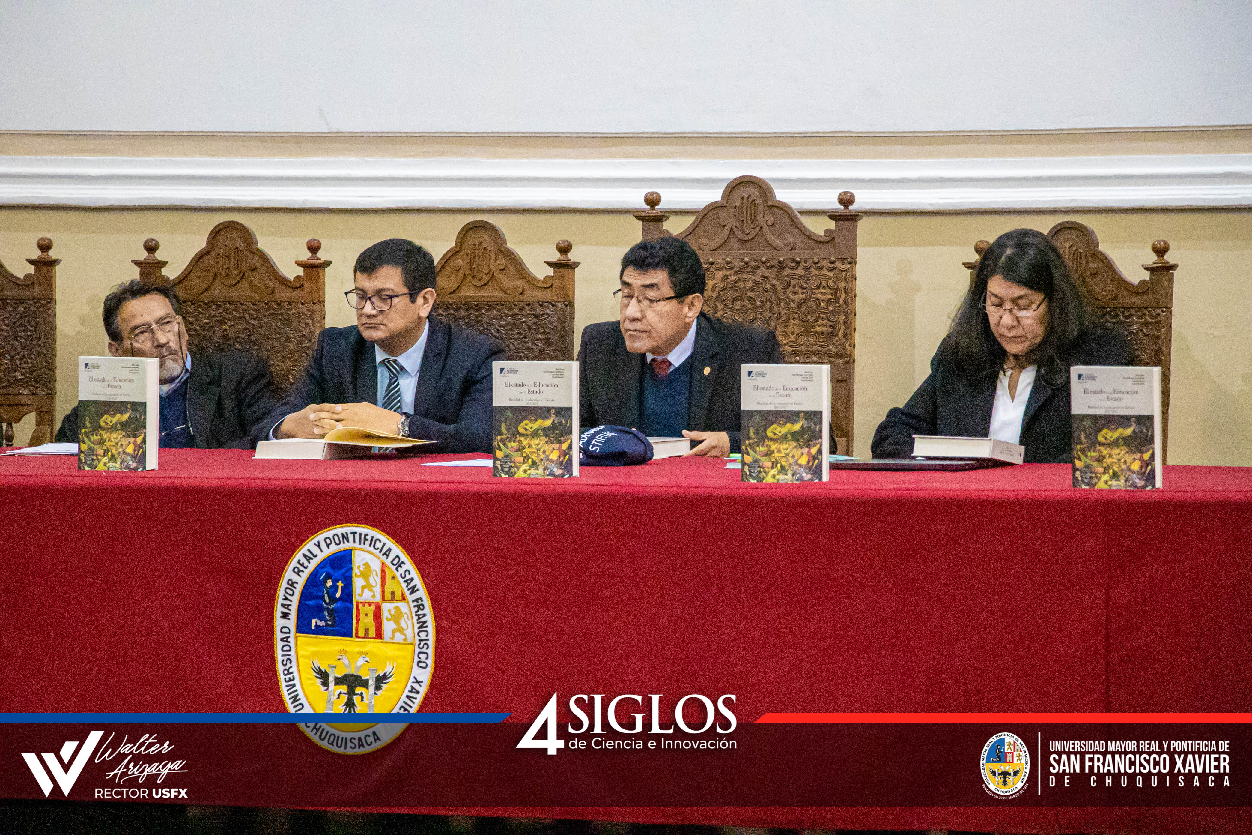 Presentación del Libro «El Estado de la Educación en el Estado-Realidad de la Educación en Bolivia».