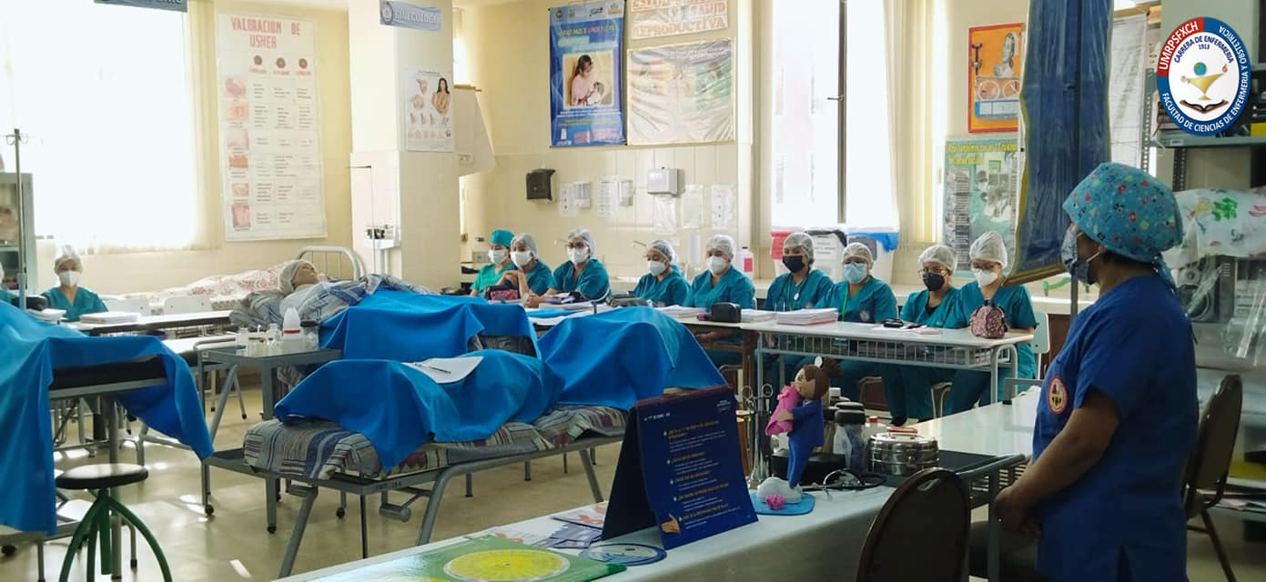 En la facultad de Enfermería y Obstetricia: El 50% de la formación está destinada a la práctica profesional