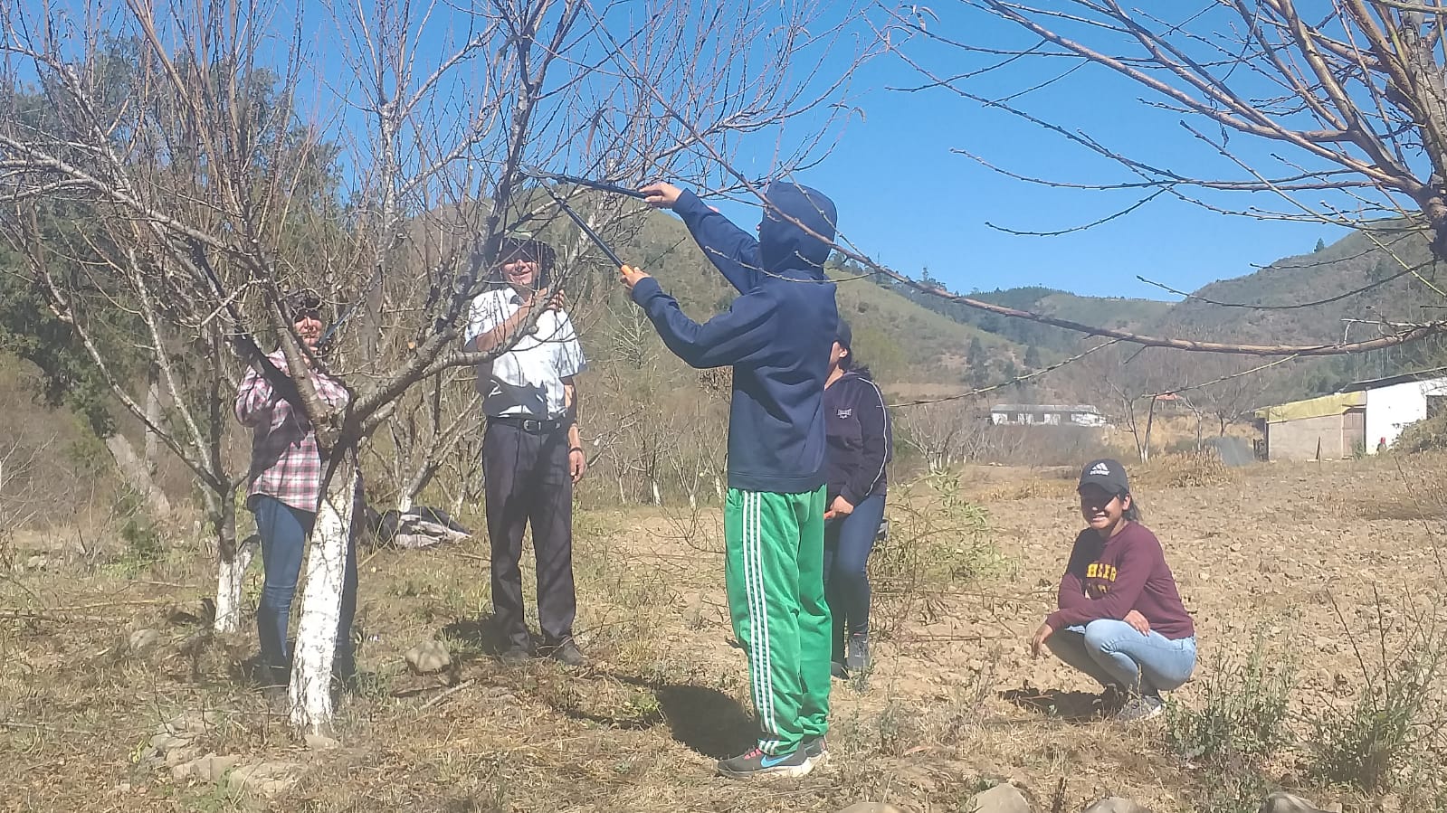 La carrera de Producción Agropecuaria de Villa Serrano realizó actividades de extensión con las comunidades campesinas