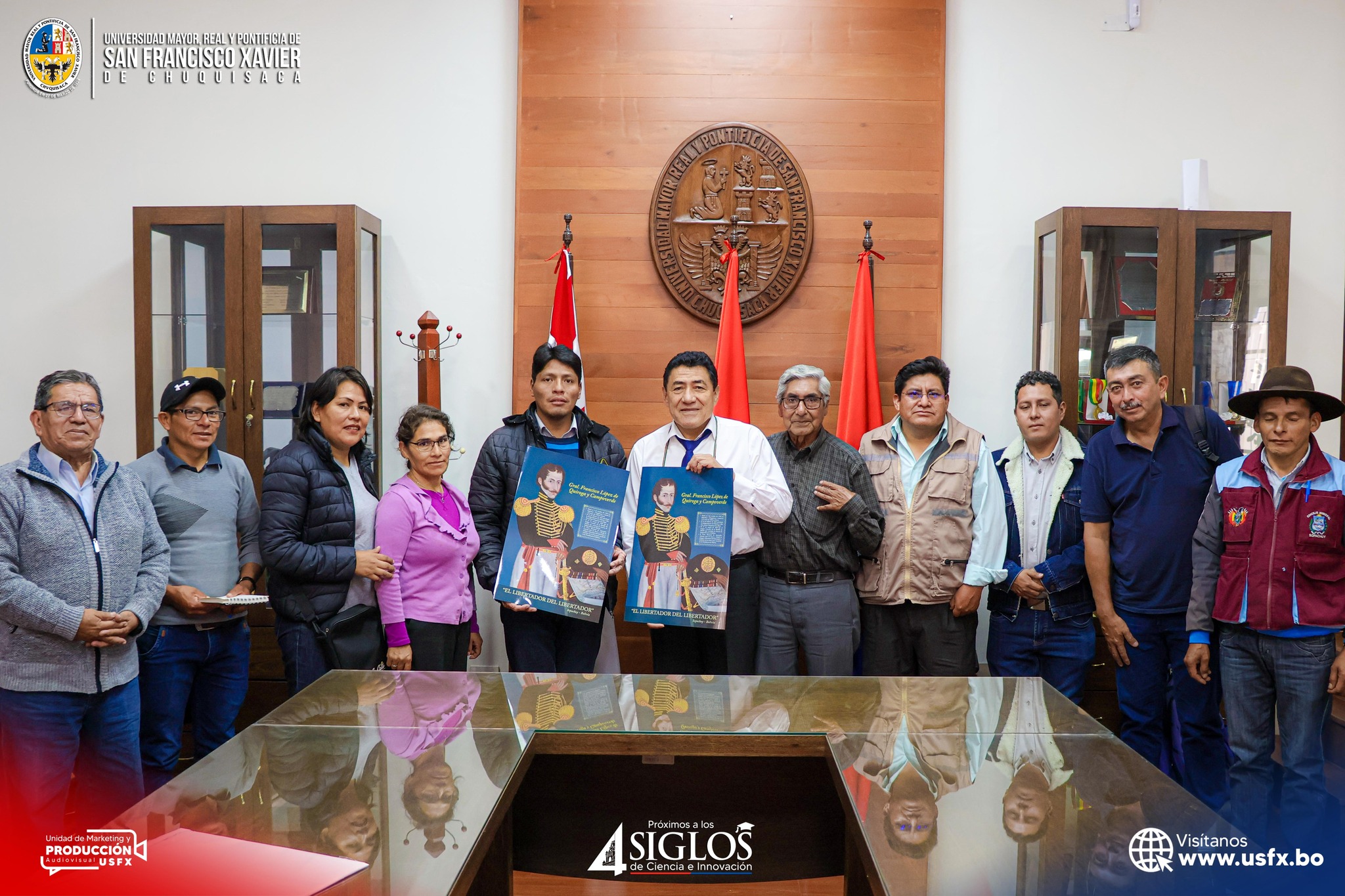 Autoridades de Sopachuy se reunieron con el Rector para analizar la posibilidad de reabrir en ese municipio la carrera de Construcción Civil T.S.