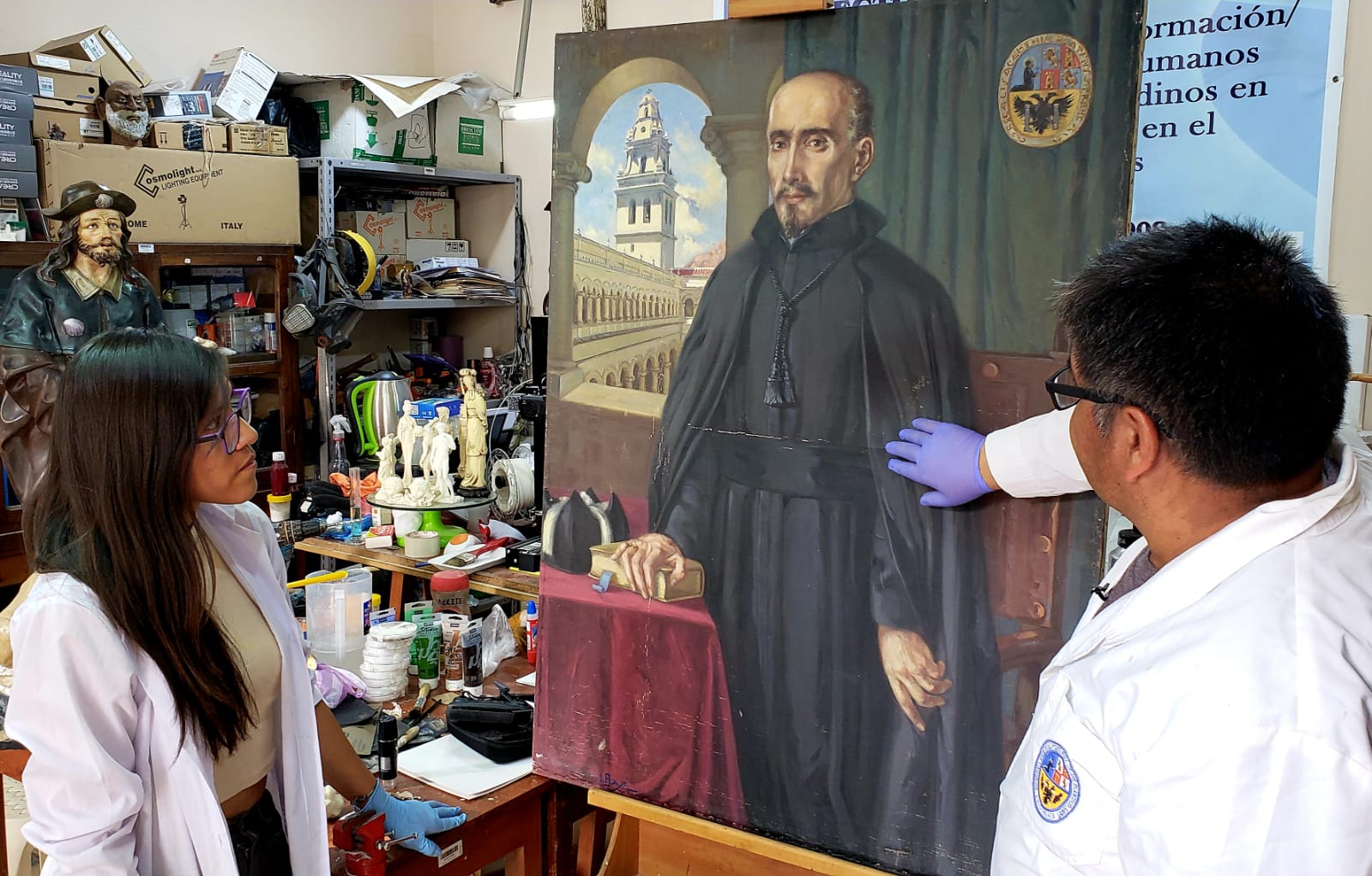 Retrato de Juan de Frías Herrán volverá a su lugar de origen totalmente restaurado