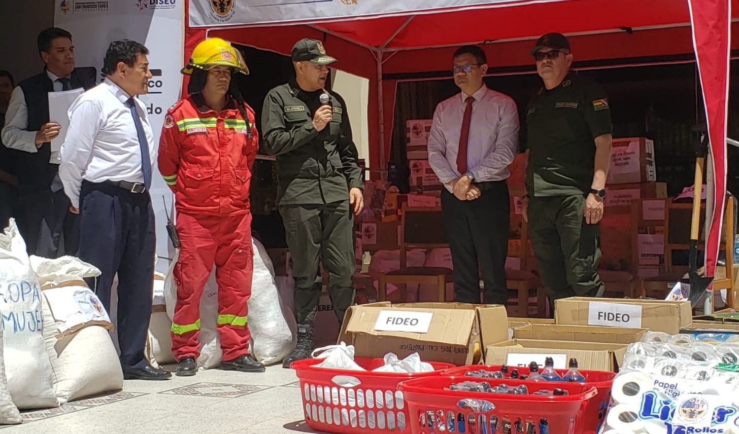 La USFX solidaria ante los incendios forestales