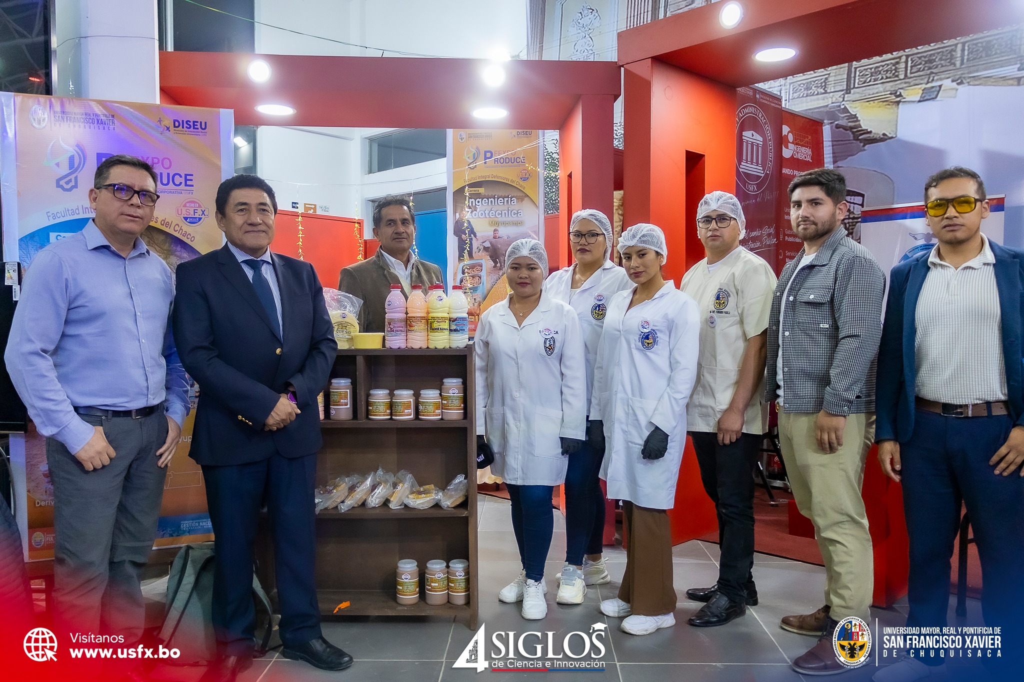 Las unidades académicas exponen en la FEXPO 2024 la producción científica de San Francisco Xavier