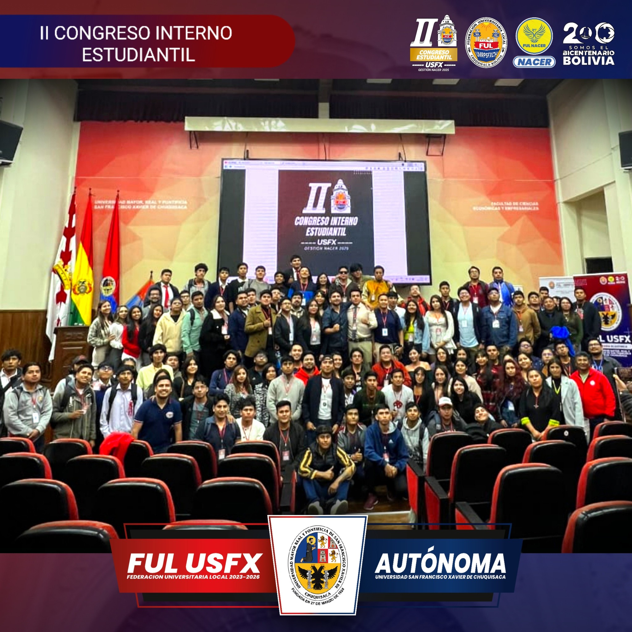 El II Congreso Interno Estudiantil cambió el Estatuto Orgánico de los estudiantes de San Francisco Xavier después de 34 años