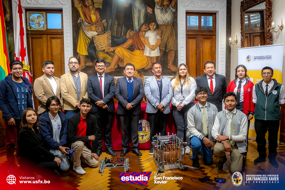 La Universidad de San Francisco Xavier y la AGETIC organizan el Torneo Nacional de Robótica FIRST Bolivia 2025