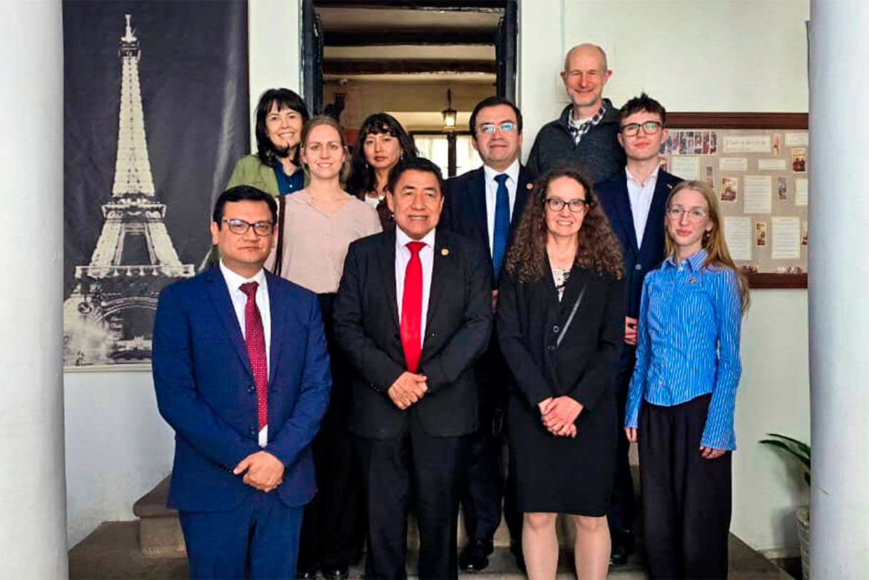 Autoridades universitarias participaron en encuentro protocolar con la Cónsul de Alemania para impulsar actividades académicas