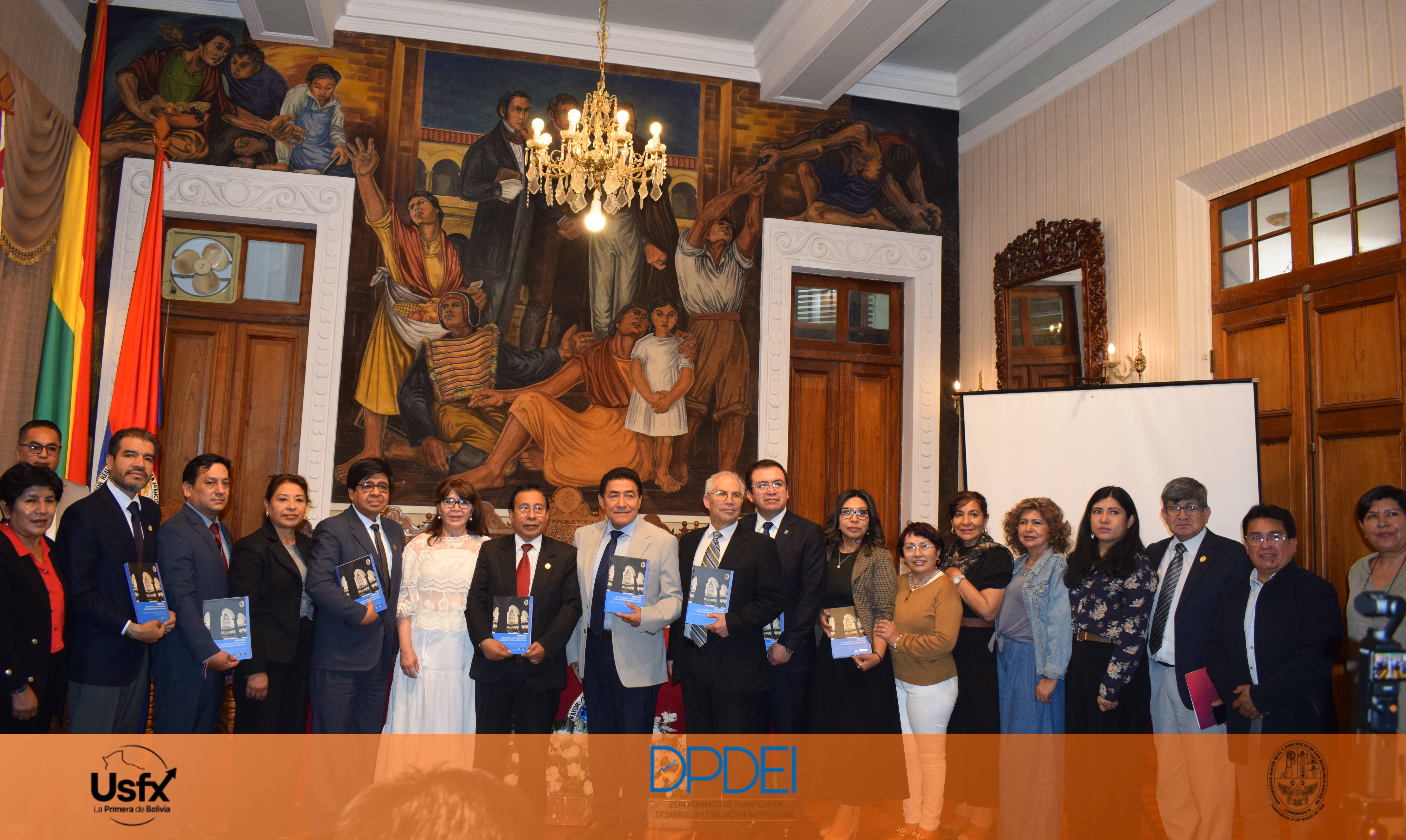 ACREDITACIÓN INTERNACIONAL USFX: Se presentó la Memoria del proceso de autoevaluación y evaluación externa institucional